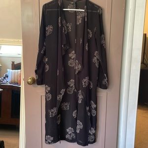 Forever 21 Floral Printed Duster